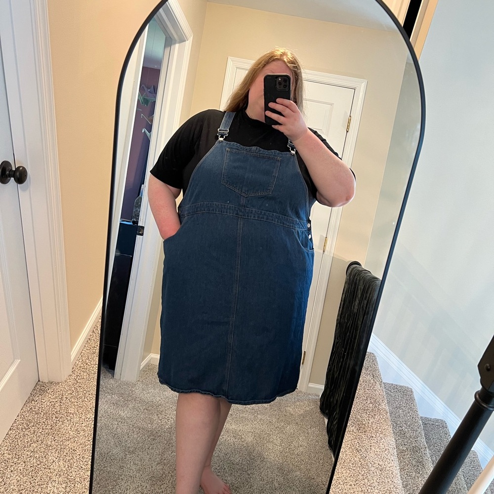 Denim Overall Dress